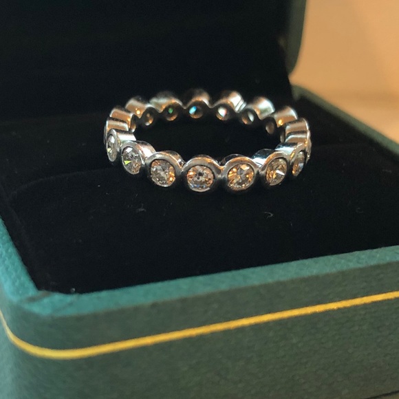Lux Bond & Green Jewelry - Lady’s Platinum and Diamond Eternity Style Band